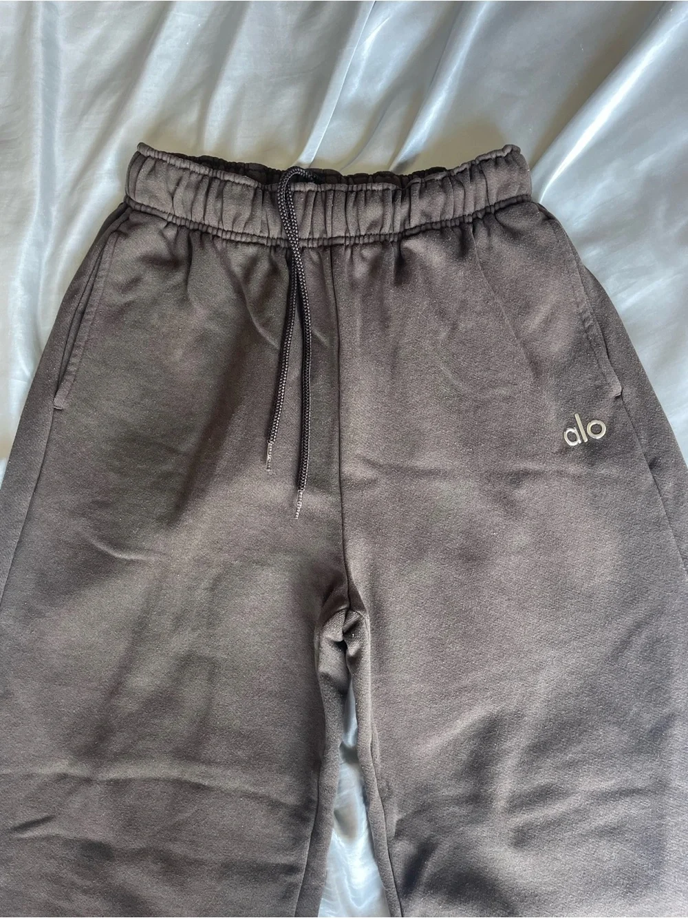 Brown ALO Yoga Straight Leg Sweat Pants